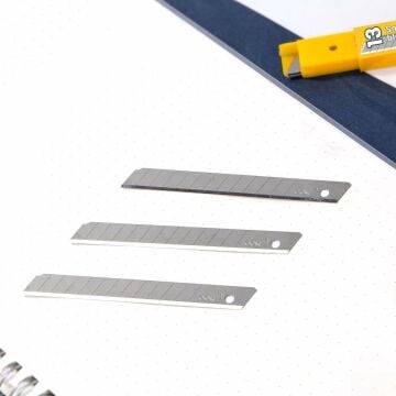 Deli Dar Maket Bıçağı Yedeği 9 mm 10'lu DL-DP092