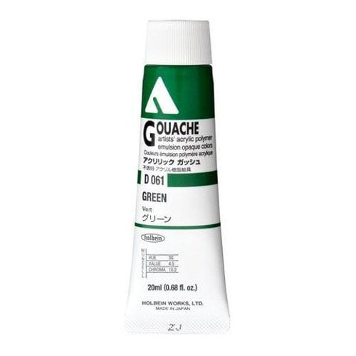 Holbein Akrilik Guaj Boya 20 ml D061 Green