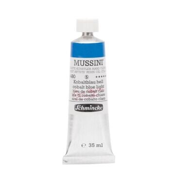 Schmincke Mussini Artist Yağlı Boya 35 ml 480 Cobalt Blue Light Seri 5