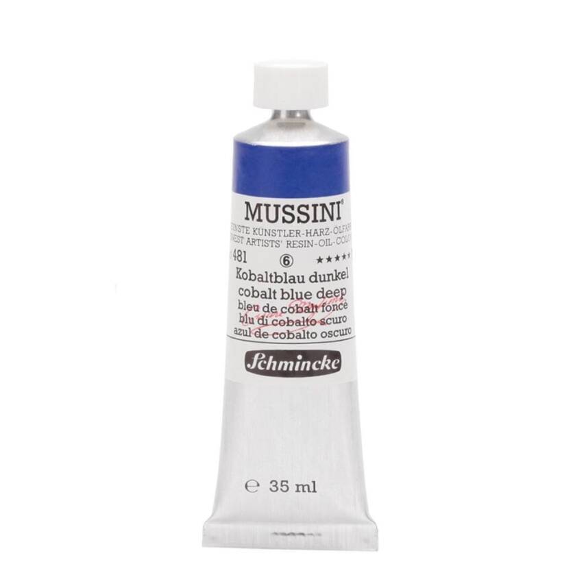Schmincke Mussini Artist Yağlı Boya 35 ml 481 Cobalt Blue Deep Seri 6