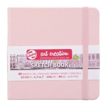 Talens Art Creation Sketch Book 12x12 cm Pastel Pink Eskiz Defteri 80 Yaprak 140 g