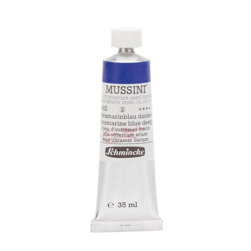 Schmincke Mussini Artist Yağlı Boya 35 ml 492 Ultramarine Blue Deep Seri 2