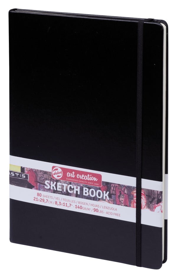 Talens Art Creation Sketch Book 21x29,7 cm Black Eskiz Defteri 80 Yaprak 140 g