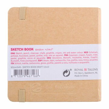 Talens Art Creation Sketch Book 12x12 cm Kraft Eskiz Defteri 80 Yaprak 140 g