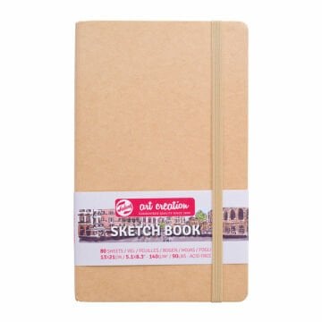 Talens Art Creation Sketch Book 13x21 cm Kraft Eskiz Defteri 80 Yaprak 140 g