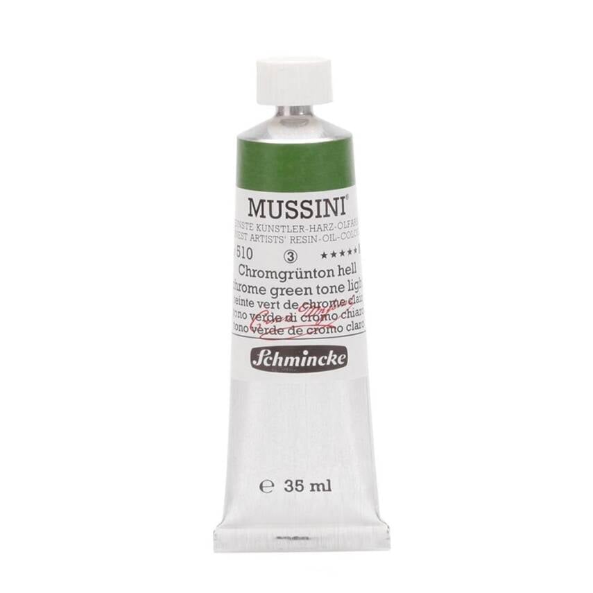 Schmincke Mussini Artist Yağlı Boya 35 ml 510 Chrome Green Hue Light Seri 3