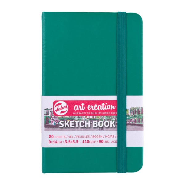 Talens Art Creation Sketch Book 9x14 cm Forest Green Eskiz Defteri 80 Yaprak 140 g