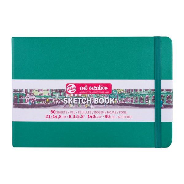 Talens Art Creation Sketch Book 14,8x21 cm Forest Green Eskiz Defteri 80 Yaprak 140 g