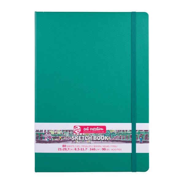 Talens Art Creation Sketch Book 21x29,7 cm Forest Green Eskiz Defteri 80 Yaprak 140 g