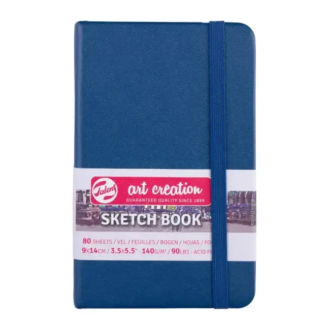 Talens Art Creation Sketch Book 9x14 cm Navy Blue Eskiz Defteri 80 Yaprak 140 g