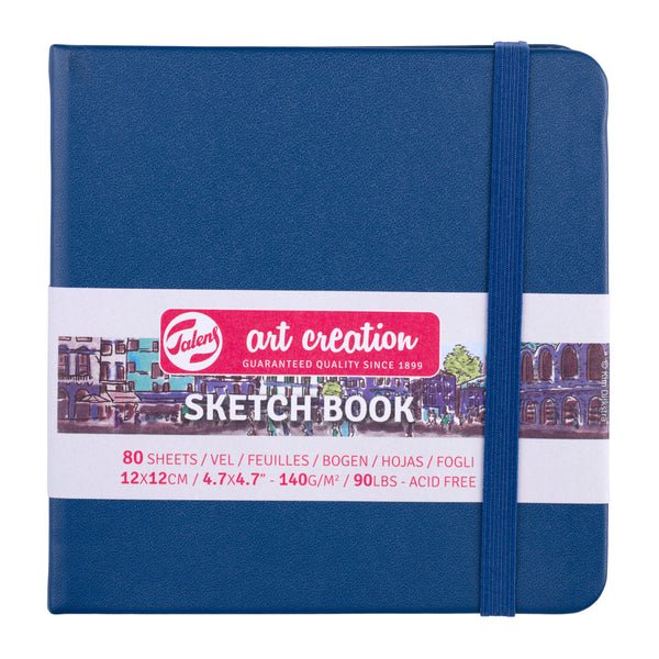 Talens Art Creation Sketch Book 12x12 cm Navy Blue Eskiz Defteri 80 Yaprak 140 g