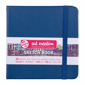Talens Art Creation Sketch Book 12x12 cm Navy Blue Eskiz Defteri 80 Yaprak 140 g
