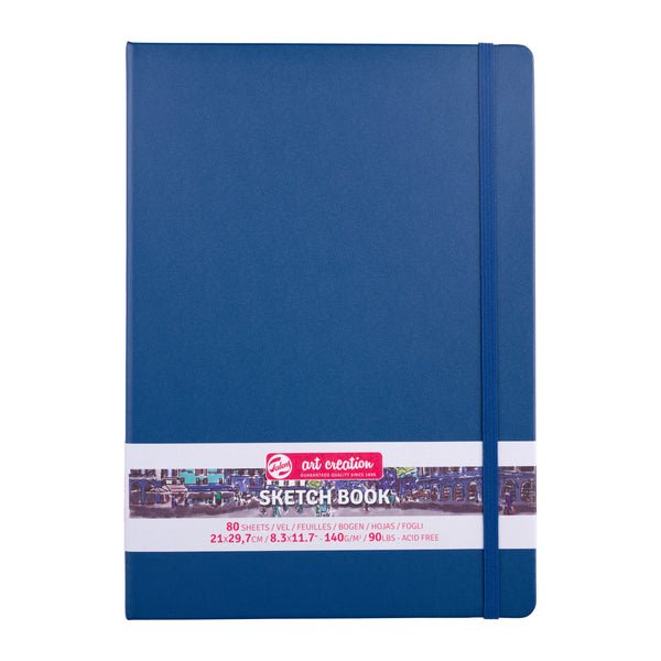 Talens Art Creation Sketch Book 21x29,7 cm Navy Blue Eskiz Defteri 80 Yaprak 140 g