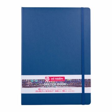 Talens Art Creation Sketch Book 21x29,7 cm Navy Blue Eskiz Defteri 80 Yaprak 140 g