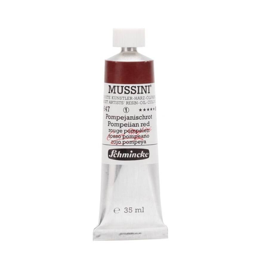 Schmincke Mussini Artist Yağlı Boya 35 ml 647 Pompeiian Red Seri 1