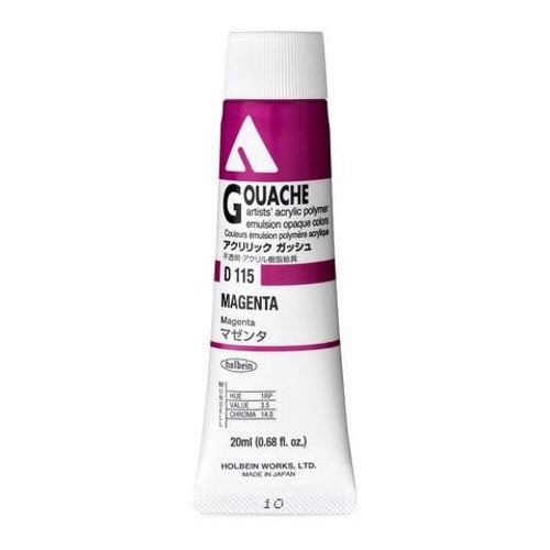 Holbein Akrilik Guaj Boya 20 ml D115 Magenta