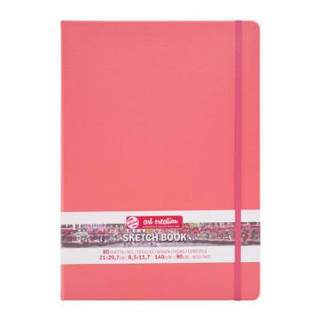 Talens Art Creation Sketch Book 21x29,7 cm Coral Red Eskiz Defteri 80 Yaprak 140 g
