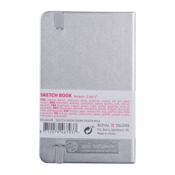 Talens Art Creation Sketch Book 9x14 cm Shiny Silver Eskiz Defteri 80 Yaprak 140 g