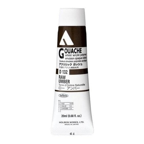 Holbein Akrilik Guaj Boya 20 ml D132 Raw Umber