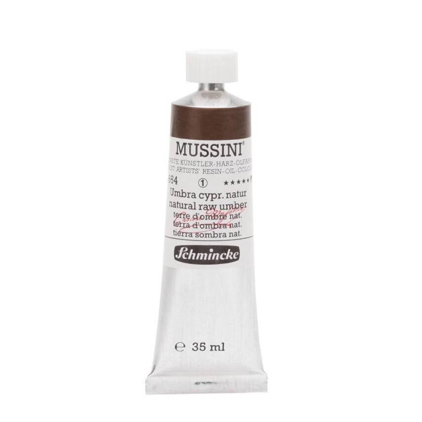 Schmincke Mussini Artist Yağlı Boya 35 ml 664 Natural Raw Umber Seri 1