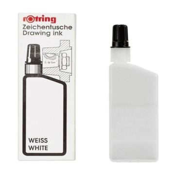 Rotring Drawing Ink Rapido Mürekkebi 23 ml - Beyaz ESKİ PAKET