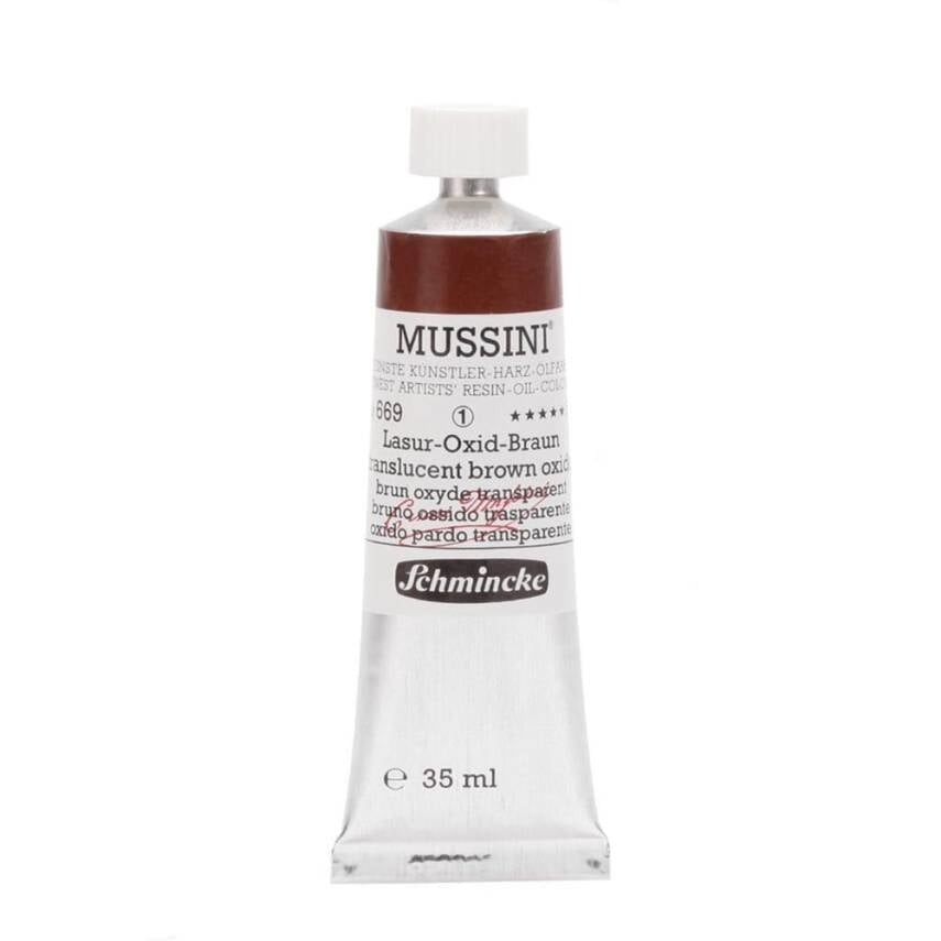 Schmincke Mussini Artist Yağlı Boya 35 ml 669 Translucent BroOxide Seri 1