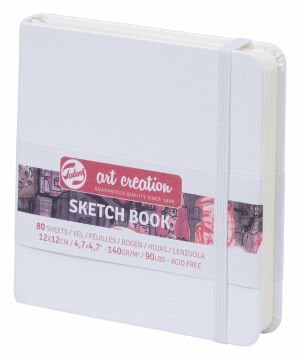 Talens Art Creation Sketch Book 12x12 cm White Eskiz Defteri 80 Yaprak 140 g
