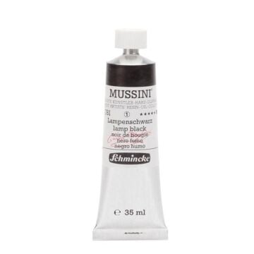 Schmincke Mussini Artist Yağlı Boya 35 ml 781 Lamp Black Seri 1