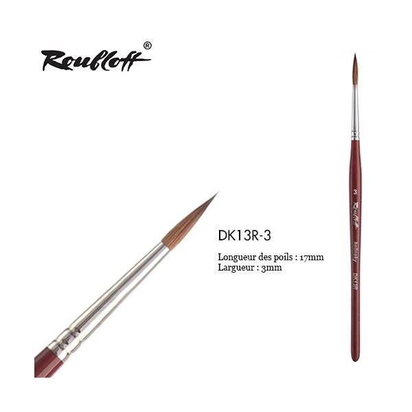 Roubloff Samur DK13R Serisi Fırça No:3