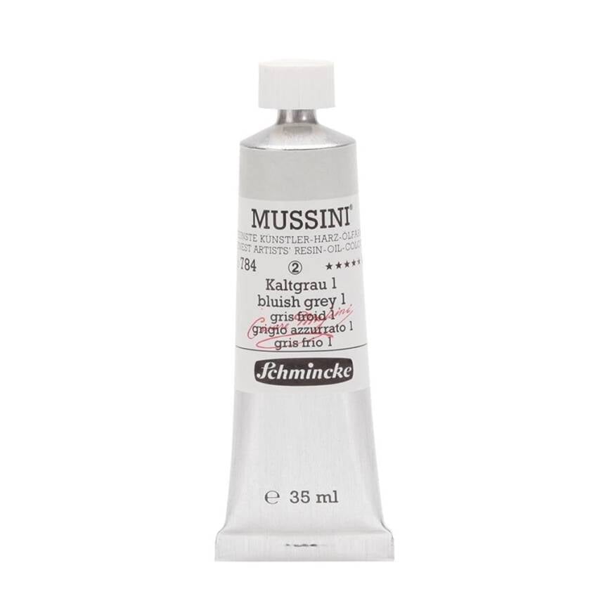 Schmincke Mussini Artist Yağlı Boya 35 ml 784 Bluish Grey 1 Seri 2