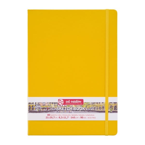 Talens Art Creation Sketch Book 21x29,7 cm Golden Yellow Eskiz Defteri 80 Yaprak 140 g