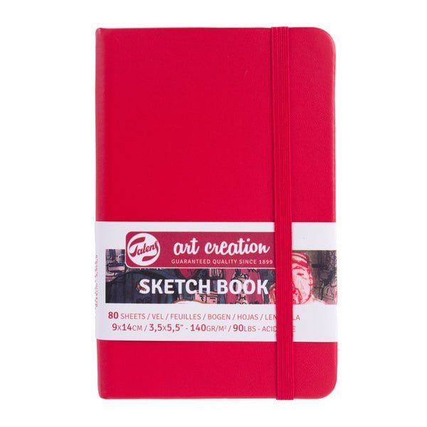 Talens Art Creation Sketch Book 9x14 cm Red Eskiz Defteri 80 Yaprak 140 g