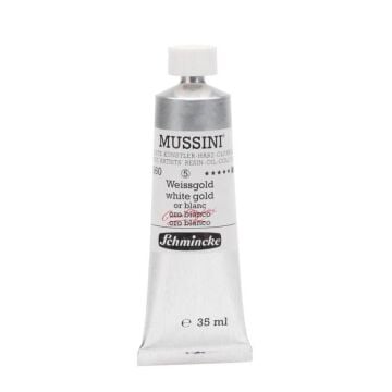Schmincke Mussini Artist Yağlı Boya 35 ml 860 White Gold Seri 4