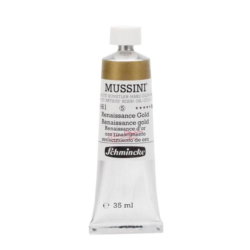 Schmincke Mussini Artist Yağlı Boya 35 ml 861 Renaissance Gold Seri 4