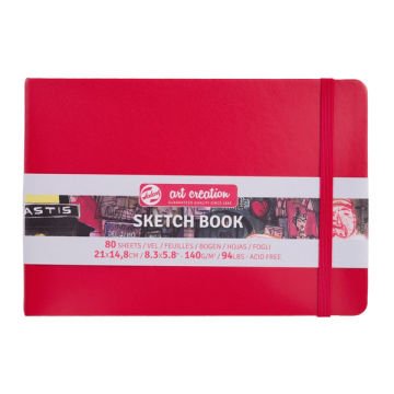 Talens Art Creation Sketch Book 14,8x21 cm Red Eskiz Defteri 80 Yaprak 140 g