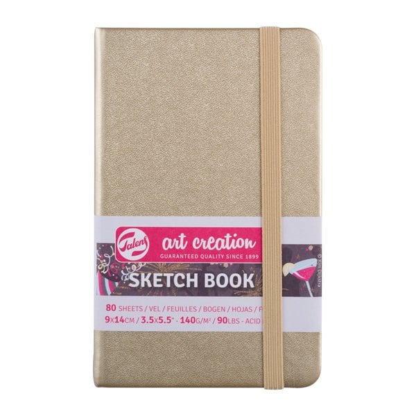 Talens Art Creation Sketch Book 9x14 cm White Gold Eskiz Defteri 80 Yaprak 140 g