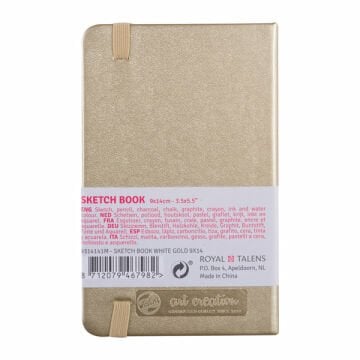 Talens Art Creation Sketch Book 9x14 cm White Gold Eskiz Defteri 80 Yaprak 140 g