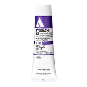 Holbein Akrilik Guaj Boya 20 ml D186 Metallic Violet
