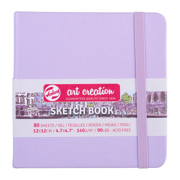 Talens Art Creation Sketch Book 12x12 cm Pastel Violet Eskiz Defteri 80 Yaprak 140 g