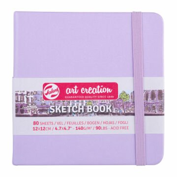 Talens Art Creation Sketch Book 12x12 cm Pastel Violet Eskiz Defteri 80 Yaprak 140 g