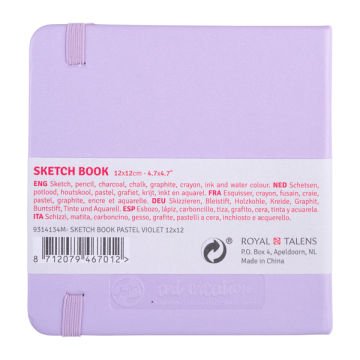 Talens Art Creation Sketch Book 12x12 cm Pastel Violet Eskiz Defteri 80 Yaprak 140 g