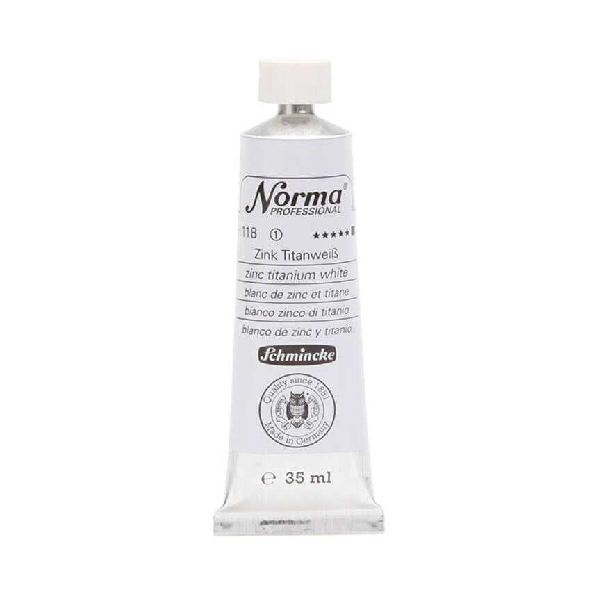 Schmincke Norma Profesyonel 35 ml 118 Zinc Titanium White
