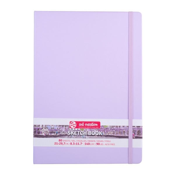 Talens Art Creation Sketch Book 21x29,7 cm Pastel Violet Eskiz Defteri 80 Yaprak 140 g