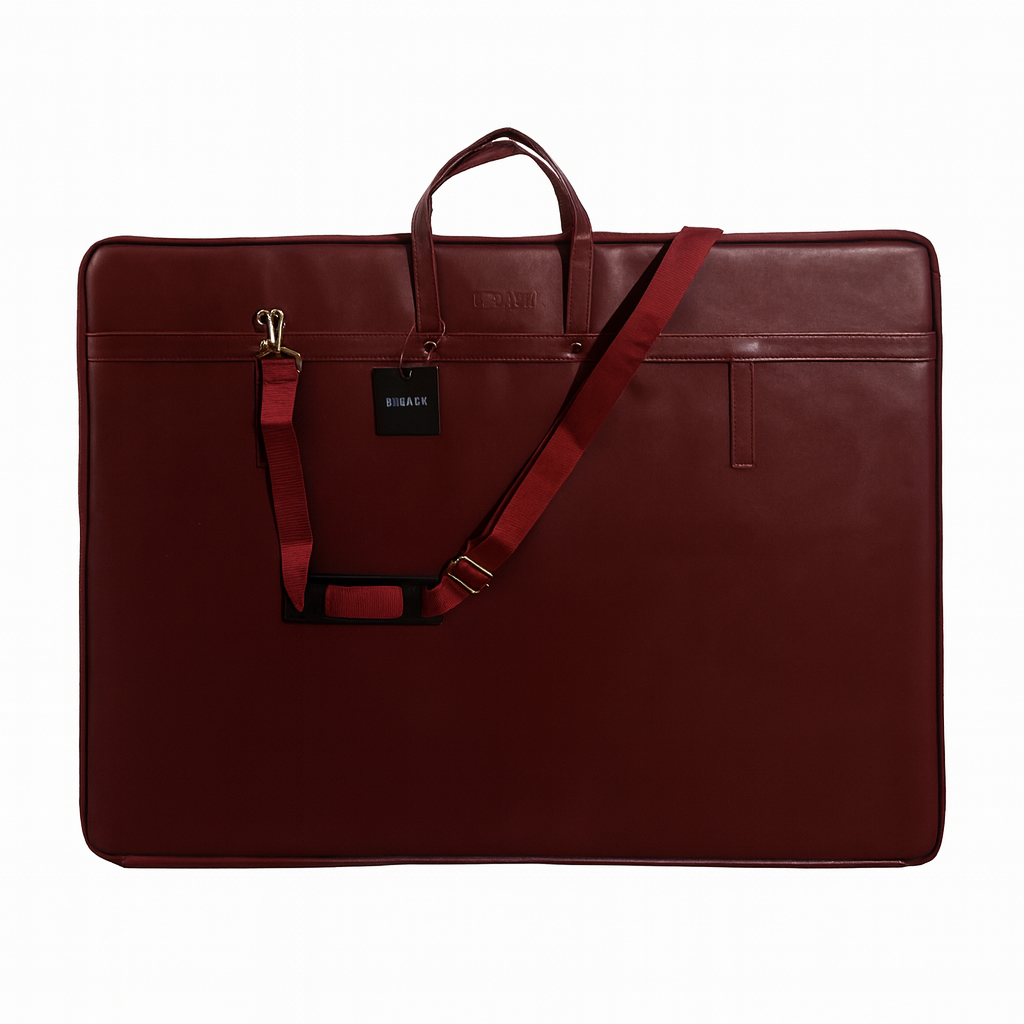 BBACK 568 SUNİ DERİ PROJE ÇANTASI BORDO 55X75 CM