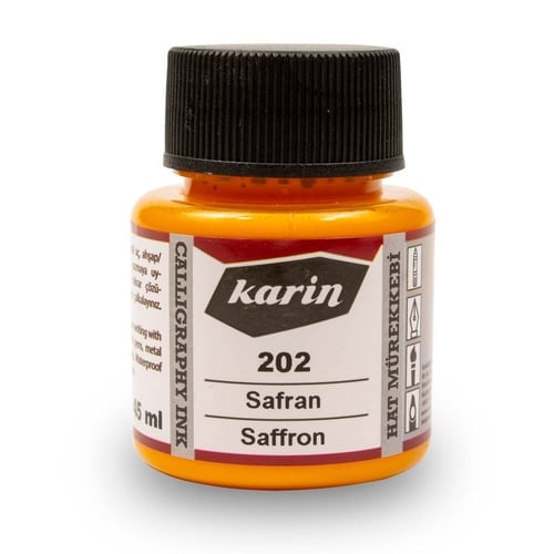 Karin 202 Safran Hat Mürekkebi 45 ml