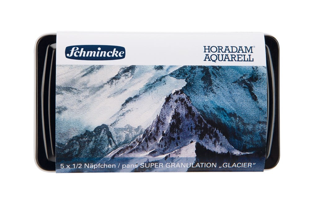 Schmincke Horadam Super Granulation Sulu Boya Glacier Set Metal Kutu 5 x 1/2 Tablet 74603