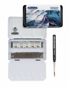 Schmincke Horadam Super Granulation Sulu Boya Glacier Set Metal Kutu 5 x 1/2 Tablet 74603