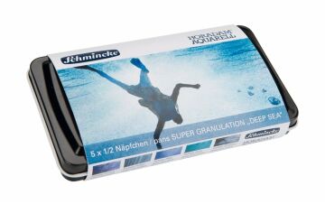 Schmincke Horadam Super Granulation Sulu Boya Deep Sea Set Metal Kutu 5 x 1/2 Tablet 74601