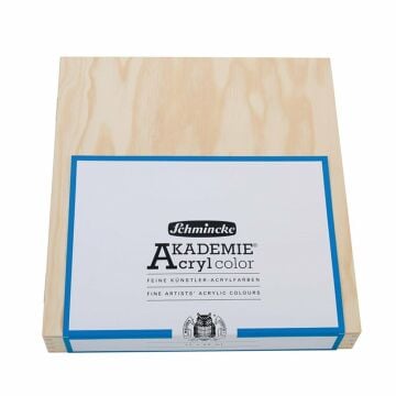 Schmincke Akademie Akrilik Boya Seti Ahşap Kutu 12 X 60 ml 76014