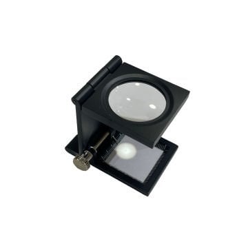 Vera Sanat Kumpaslı Hassas Dereceli Katlanır El Büyüteci